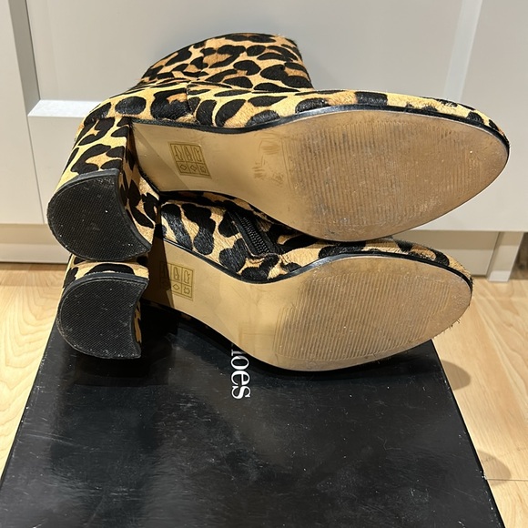 town shoes Leopard Print Ankle Boots in Size 6 - Picture 4 of 6